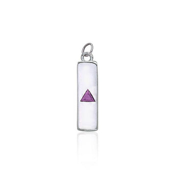Power Triangle Silver Charm TCM068 - Jewelry